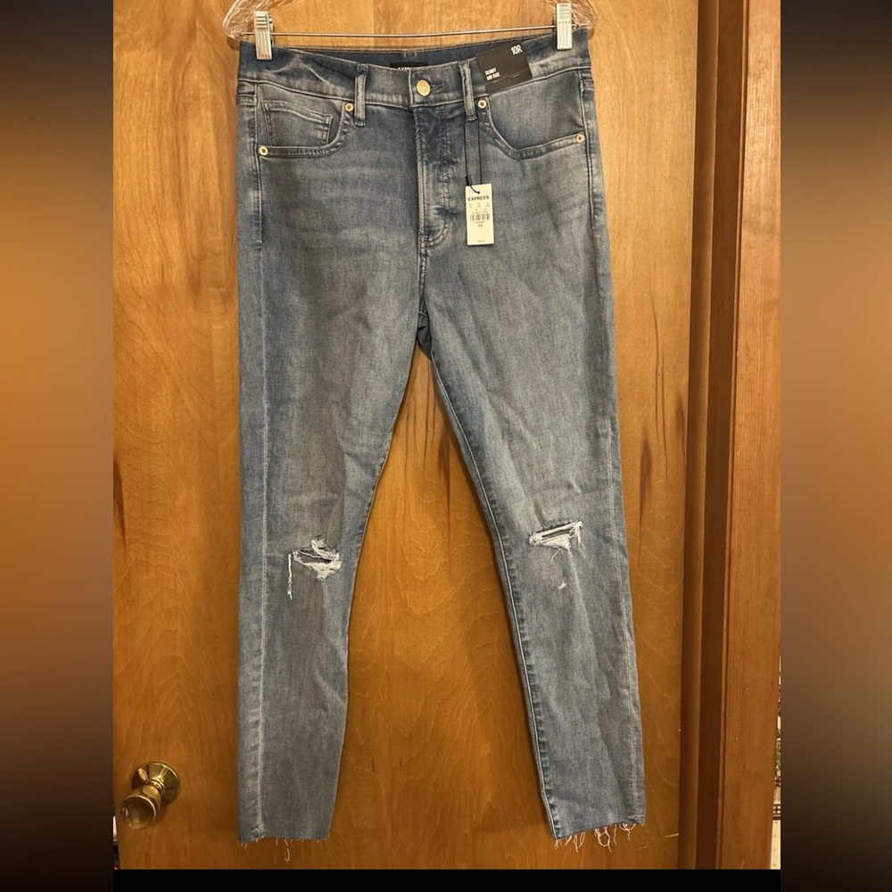 Women’s Express Mid Rise Skinny Jeans Size 10R NWT - Picture 1 of 4